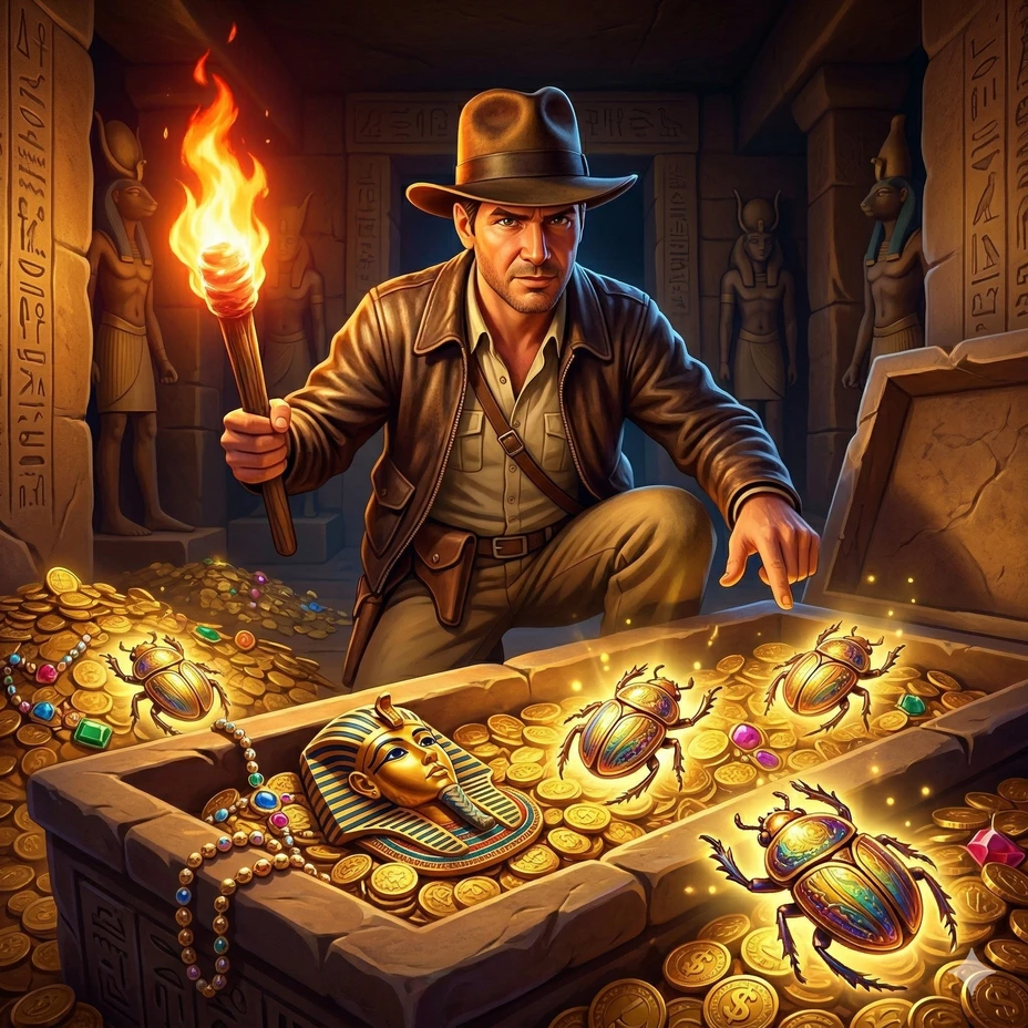 John Hunter Scarab slot på Holyluck Casino