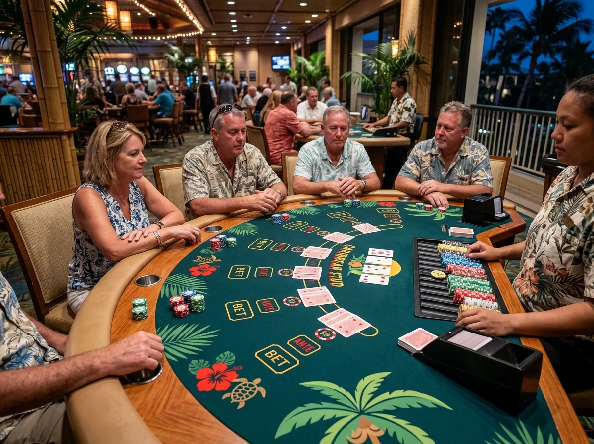 Poker Caribbean bordsspel på Holyluck Casino